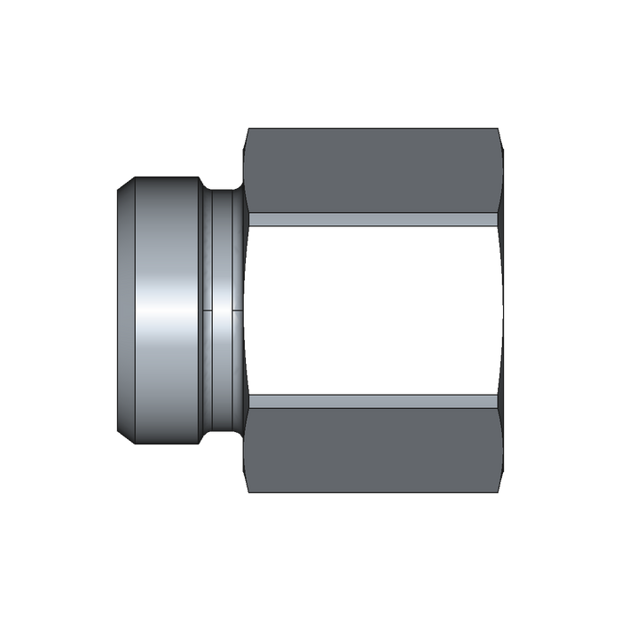 Aufschraubstutzen GAI-R – M26x1,5 – 22 mm – L - Leicht – Stahl verzinkt (Cr(VI)-frei)