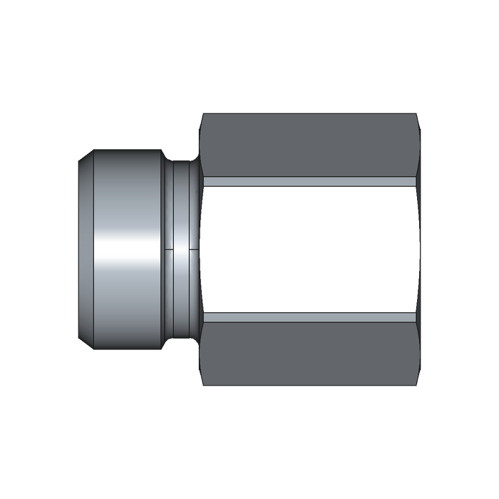 Aufschraubstutzen GAI – G3/8 – 12 mm – S – Schwer – Stahl verzinkt (Cr(VI)-frei) – GAI12SROMD