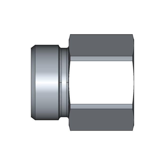 Aufschraubstutzen GAI – G1 – 25 mm – S – Schwer – Stahl verzinkt (Cr(VI)-frei) – GAI25SROMD