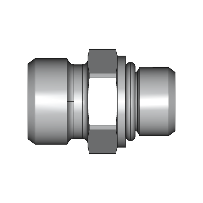 Einschraubstutzen GE-M-ED – 10 mm – L - Leicht – Stahl verzinkt (Cr(VI)-frei)