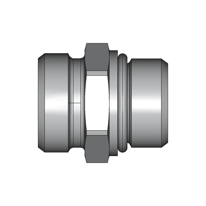 Einschraubstutzen GE-M-ED – 22 mm – L - Leicht – Stahl verzinkt (Cr(VI)-frei)
