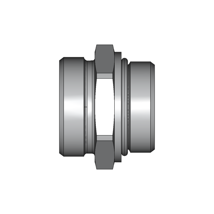 Einschraubstutzen GE-M-ED – 35 mm – L - Leicht – Stahl verzinkt (Cr(VI)-frei)