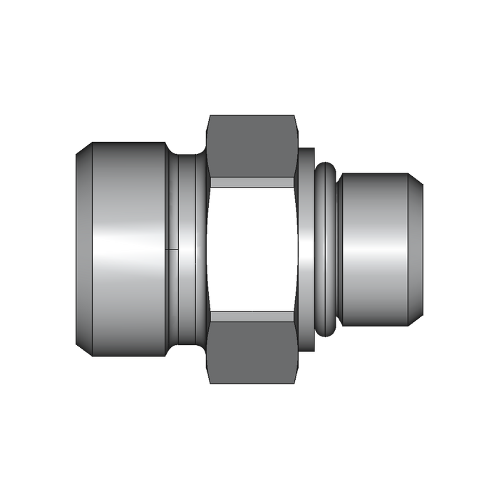 Einschraubstutzen GE-M-ED – 12 mm – S - Schwer – Stahl verzinkt (Cr(VI)-frei)