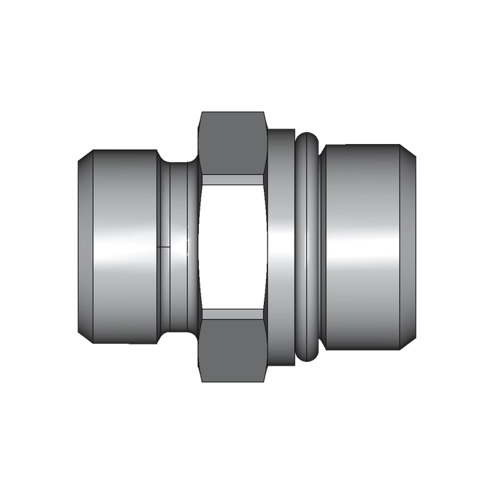 Einschraubstutzen GE-M-ED – 12 mm – L - Leicht – Stahl verzinkt (Cr(VI)-frei)