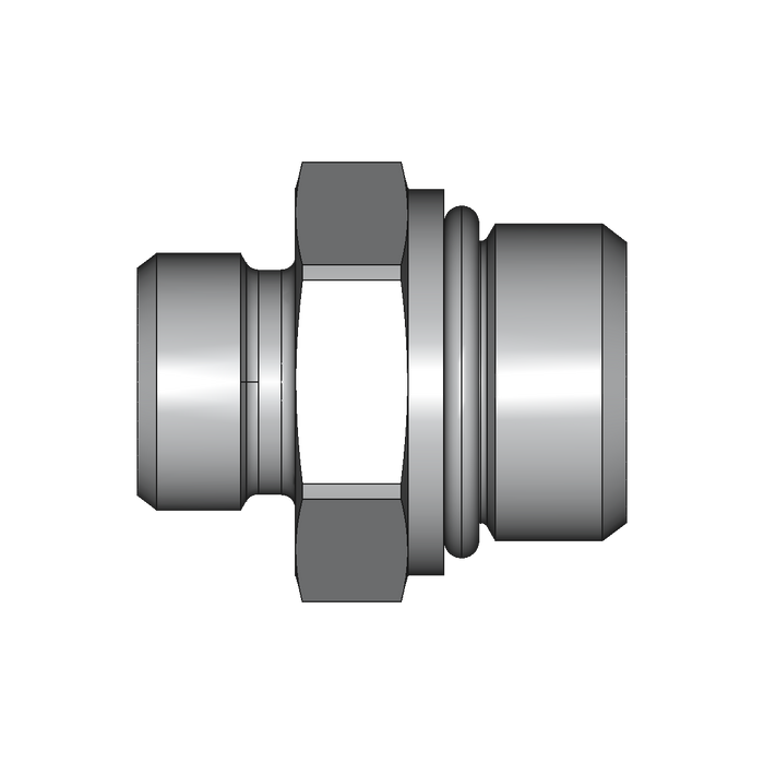 Einschraubstutzen GE-M-ED – 12 mm – L - Leicht – Stahl verzinkt (Cr(VI)-frei)