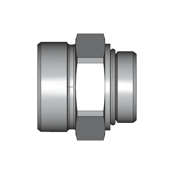 Einschraubstutzen GE-M-ED – 38 mm – S - Schwer – Stahl verzinkt (Cr(VI)-frei)
