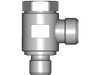 90° Winkelverschraubung WH – 10 mm – L – Leicht – Stahl verzinkt (Cr(VI)-frei) – WH10LRKDSOMD