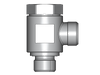 90° Winkelverschraubung WH – 12 mm – L – Leicht – Stahl verzinkt (Cr(VI)-frei) – WH12LRKDSOMD