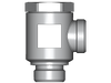 90° Winkelverschraubung WH – 28 mm – L – Leicht – Stahl verzinkt (Cr(VI)-frei) – WH28LRKDSOMD