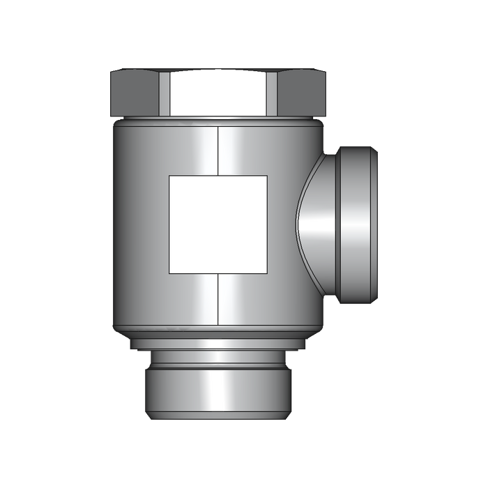 90° Winkelverschraubung WH – 35 mm – L – Leicht – Stahl verzinkt (Cr(VI)-frei) – WH35LRKDSOMD