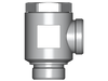 90° Winkelverschraubung WH – 42 mm – L – Leicht – Stahl verzinkt (Cr(VI)-frei) – WH42LRKDSOMD