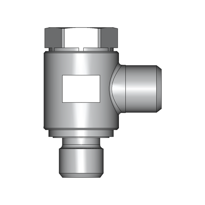 90° Winkelverschraubung WH – 6 mm – S – Schwer – Stahl verzinkt (Cr(VI)-frei) – WH6SRKDSOMD
