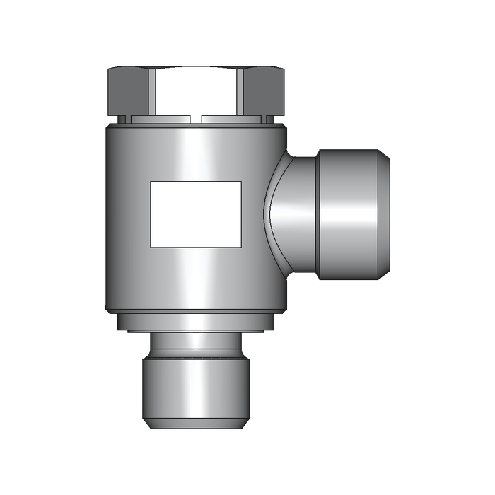 90° Winkelverschraubung WH – 8 mm – S – Schwer – Stahl verzinkt (Cr(VI)-frei) – WH8SRKDSOMD