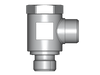 90° Winkelverschraubung WH – 14 mm – S – Schwer – Stahl verzinkt (Cr(VI)-frei) – WH14SRKDSOMD