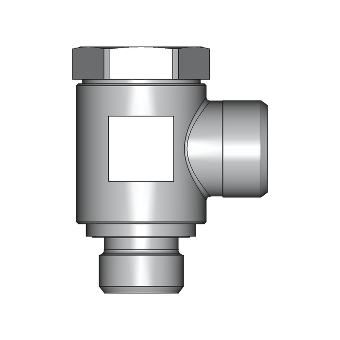 90° Winkelverschraubung WH – 16 mm – S – Schwer – Stahl verzinkt (Cr(VI)-frei) – WH16SRKDSOMD