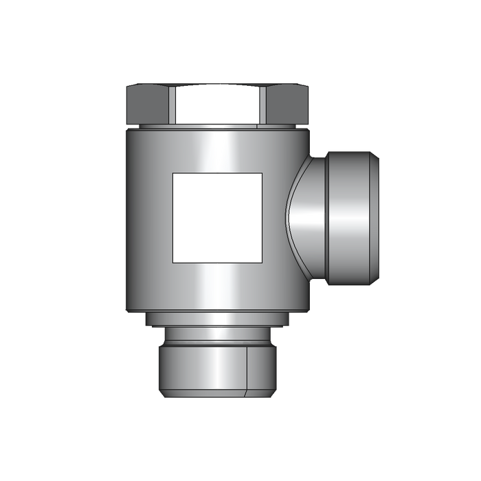 90° Winkelverschraubung WH – 20 mm – S – Schwer – Stahl verzinkt (Cr(VI)-frei) – WH20SRKDSOMD