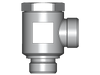 90° Winkelverschraubung WH – 25 mm – S – Schwer – Stahl verzinkt (Cr(VI)-frei) – WH25SRKDSOMD