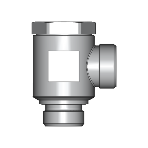 90° Winkelverschraubung WH – 25 mm – S – Schwer – Stahl verzinkt (Cr(VI)-frei) – WH25SRKDSOMD