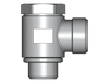 Schwenkverschraubung mit metrischem Einschraubzapfen SWVE – 12 mm – S – Schwer – Stahl verzinkt (Cr(VI)-frei) – SWVE12SROMD