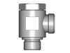90° Winkelverschraubung WH – 22 mm – L – Leicht – Stahl verzinkt (Cr(VI)-frei) – WH22LMKDSOMD