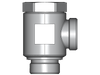 90° Winkelverschraubung WH – 35 mm – L – Leicht – Stahl verzinkt (Cr(VI)-frei) – WH35LMKDSOMD