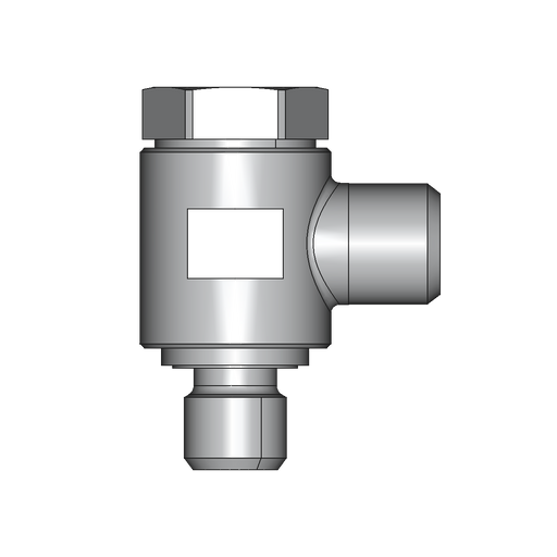 90° Winkelverschraubung WH – 6 mm – S – Schwer – Stahl verzinkt (Cr(VI)-frei) – WH6SMKDSOMD