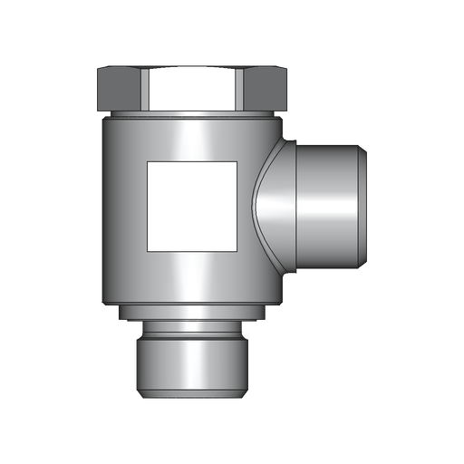 90° Winkelverschraubung WH – 14 mm – S – Schwer – Stahl verzinkt (Cr(VI)-frei) – WH14SMKDSOMD