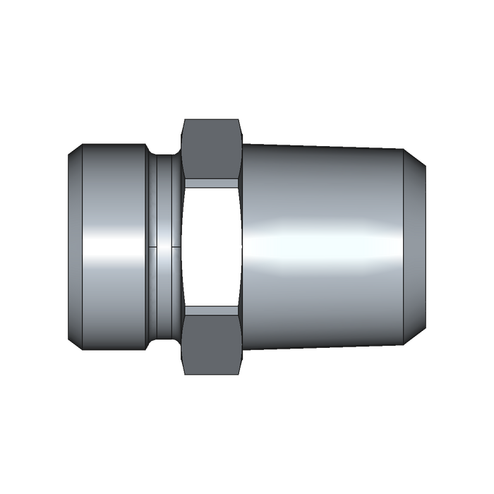 Einschraubstutzen GE-M-ED – 15 mm – L - Leicht – Stahl verzinkt (Cr(VI)-frei)