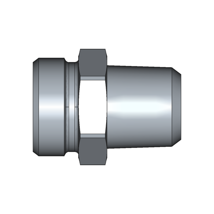 Einschraubstutzen GE-M-ED – 18 mm – L - Leicht – Stahl verzinkt (Cr(VI)-frei)