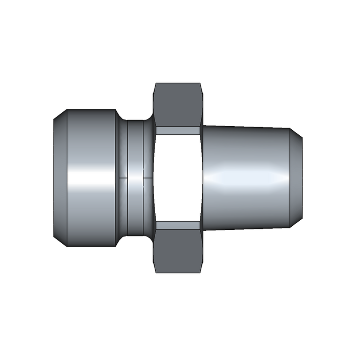 Einschraubstutzen GE-M-ED – 8 mm – L - Leicht – Stahl verzinkt (Cr(VI)-frei)