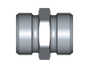 Gerade Verschraubung G – M22x1.5 – 15 mm – L – Leicht – Stahl verzinkt (Cr(VI)-frei) – G15LX