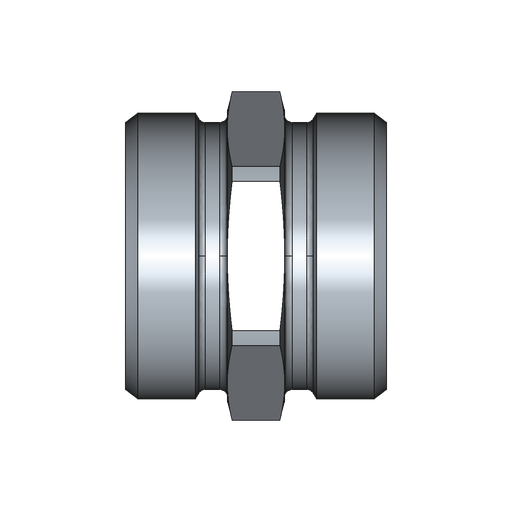 Gerade Verschraubung G – M45x2 – 35 mm – L – Leicht – Stahl verzinkt (Cr(VI)-frei) – G35LX