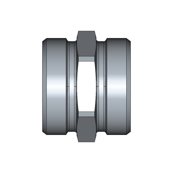 Gerade Verschraubung G – M45x2 – 35 mm – L – Leicht – Stahl verzinkt (Cr(VI)-frei) – G35LX