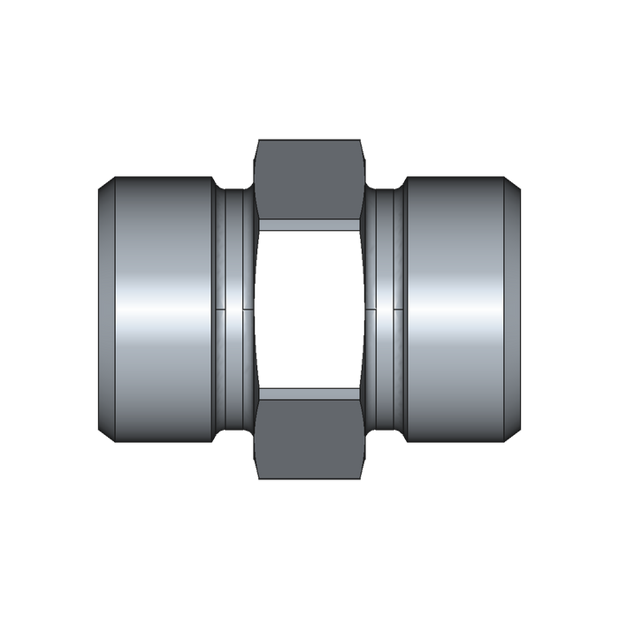 Gerade Verschraubung G – G16S – 16 mm – S – Schwer – Stahl verzinkt (Cr(VI)-frei) – G16SOMD