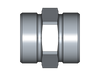 Gerade Verschraubung G – M52x2 – 38 mm – S – Schwer – Stahl verzinkt (Cr(VI)-frei) – G38SX