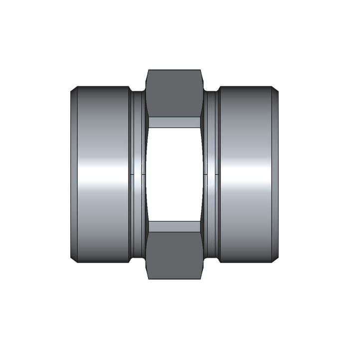 Gerade Verschraubung G – M52x2 – 38 mm – S – Schwer – Stahl verzinkt (Cr(VI)-frei) – G38SX