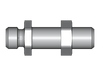 90° Schottverschraubung SV – 6 mm – L – Leicht – Stahl verzinkt (Cr(VI)-frei) – SV6LOMD