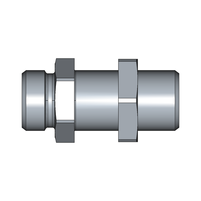 90° Schottverschraubung SV – 15 mm – L – Leicht – Stahl verzinkt (Cr(VI)-frei) – SV15LOMD