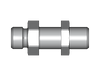 90° Schottverschraubung SV – 8 mm – S – Schwer – Stahl verzinkt (Cr(VI)-frei) – SV8SOMD