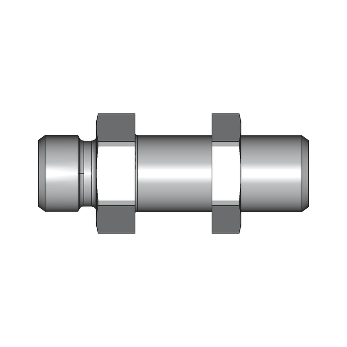 90° Schottverschraubung SV – 8 mm – S – Schwer – Stahl verzinkt (Cr(VI)-frei) – SV8SOMD