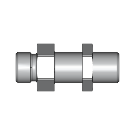 90° Schottverschraubung SV – 10 mm – S – Schwer – Stahl verzinkt (Cr(VI)-frei) – SV10SOMD