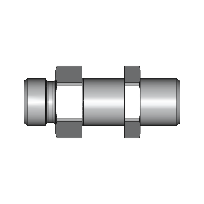 90° Schottverschraubung SV – 10 mm – S – Schwer – Stahl verzinkt (Cr(VI)-frei) – SV10SOMD