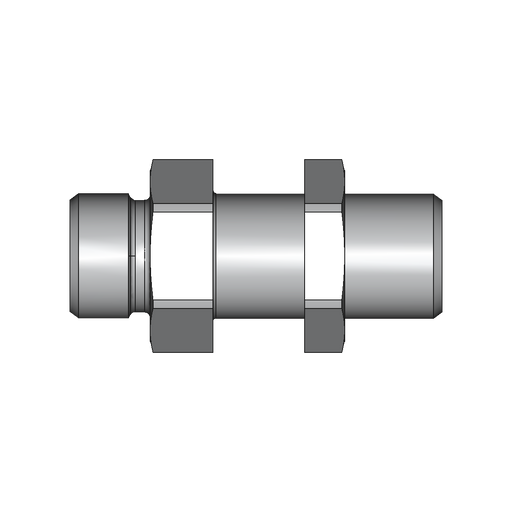 90° Schottverschraubung SV – 14 mm – S – Schwer – Stahl verzinkt (Cr(VI)-frei) – SV14SOMD