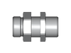 90° Schottverschraubung SV – 25 mm – S – Schwer – Stahl verzinkt (Cr(VI)-frei) – SV25SOMD