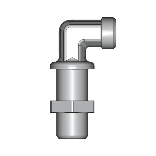 90° Winkel-Schottverschraubung WSV – 10 mm – L – Leicht – Stahl verzinkt (Cr(VI)-frei) – WSV10LOMD