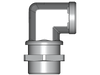 90° Winkel-Schottverschraubung WSV – 42 mm – L – Leicht – Stahl verzinkt (Cr(VI)-frei) – WSV42LOMD