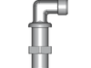 90° Winkel-Schottverschraubung WSV – 6 mm – S – Schwer – Stahl verzinkt (Cr(VI)-frei) – WSV06SOMD