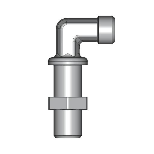 90° Winkel-Schottverschraubung WSV – 6 mm – S – Schwer – Stahl verzinkt (Cr(VI)-frei) – WSV06SOMD