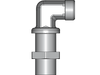 90° Winkel-Schottverschraubung WSV – 10 mm – S – Schwer – Stahl verzinkt (Cr(VI)-frei) – WSV10SOMD