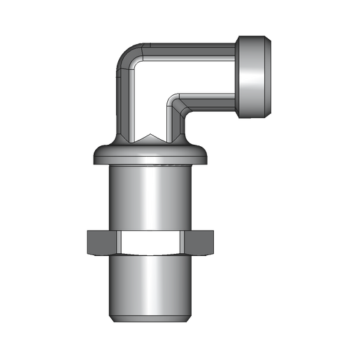 90° Winkel-Schottverschraubung WSV – 12 mm – S – Schwer – Stahl verzinkt (Cr(VI)-frei) – WSV12SOMD